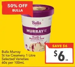 Supa Valu Bulla Murray St Ice Creamery offer