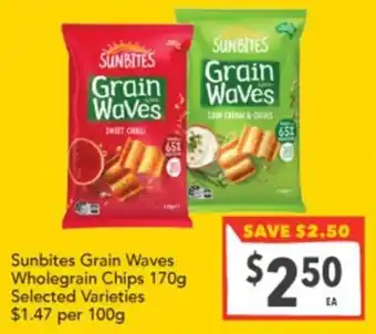 Supa Valu Sunbites Grain Waves offer