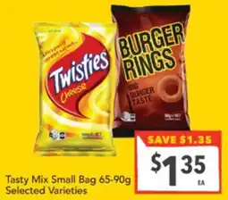 Supa Valu Tasty Mix Small Bag Selected Varieties offer