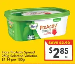Supa Valu Flora ProActiv Spread offer