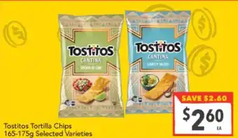 Supa Valu Tostitos Tortilla Chips offer