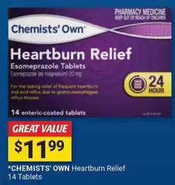 Cincotta Chemist Chemists' Own Heartburn Relief offer