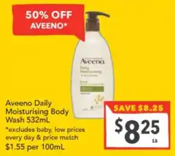 Supa Valu Aveeno Daily Moisturising Body Wash offer