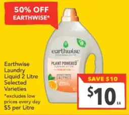 Supa Valu Earthwise Laundry Liquid offer