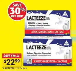 Cincotta Chemist Lacteeze 120 Tablets offer