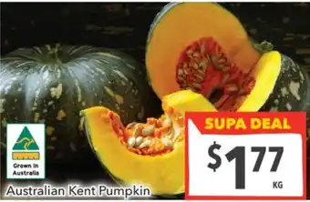 Supa Valu Australian Kent Pumpkin offer
