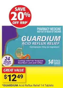 Cincotta Chemist Guardium Acid Reflux Relief offer