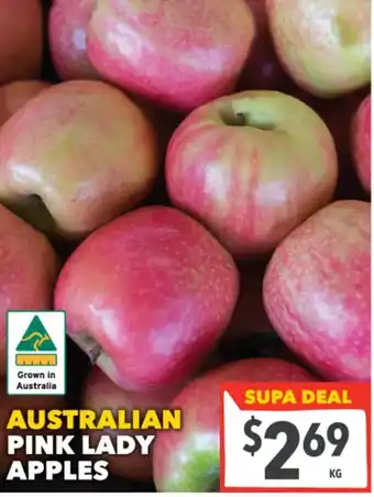 Supa Valu Australian Pink Lady Apples offer