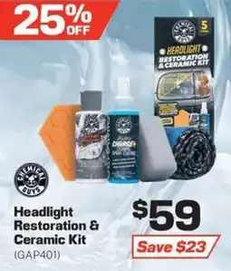 Repco Chemical Guys Headlight Restoration & Ceramic Kit offer
