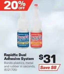 Repco Rapidfix Dual Adhesive System offer