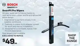 Repco Bosch SmartFit Pro Wipers offer