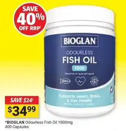 Cincotta Chemist Bioglan Odourless Fish Oil 1000mg offer