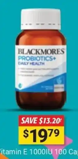 Cincotta Chemist Blackmores Probiotics+ Daily Health offer