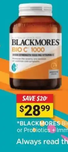 Cincotta Chemist Blackmores Bio C 1000 offer