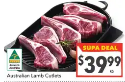 Supa Valu Australian Lamb Cutlets offer