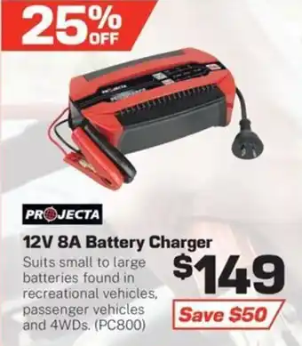 Repco Projecta 12V 8A Battery Charger offer
