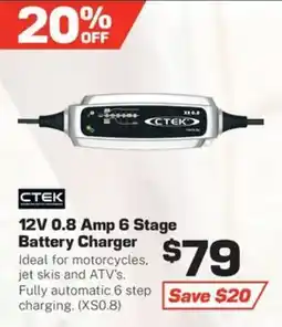 Repco Ctek 12V 0.8 Amp 6 Stage Battery Charger offer