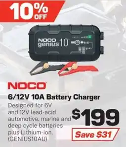 Repco Noco 6/12V 10A Battery Charger offer