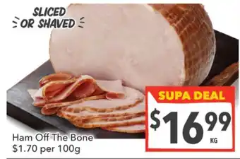 Supa Valu Ham Off The Bone offer
