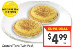 Supa Valu Custard Tarts Twin Pack offer