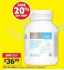 Cincotta Chemist Bio Island For Kids VitaEyes 60 Capsules offer