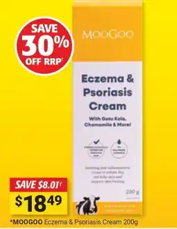 Cincotta Chemist Moogoo Eczema & Psoriasis Cream offer