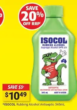 Cincotta Chemist Isocol Rubbing Alcohol Antiseptic offer
