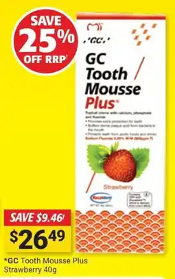 Cincotta Chemist GC Tooth Mousse Plus offer