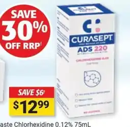 Cincotta Chemist Curasept Chlorhexidine 0.12% offer