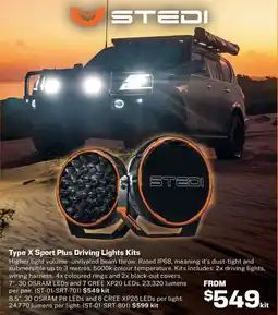 Repco Type x sport plus driving lights kits offer