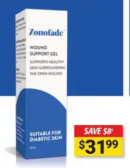 Cincotta Chemist Zonofade Wound Support Gel offer