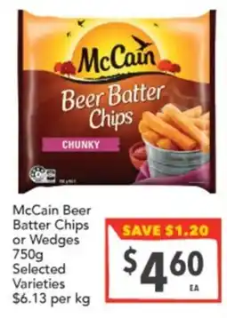 Supa Valu McCain Beer Batter Chips offer