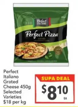 Supa Valu Perfect Italiano Grated Cheese offer