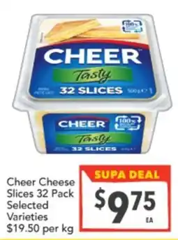 Supa Valu Cheer Cheese Slices offer