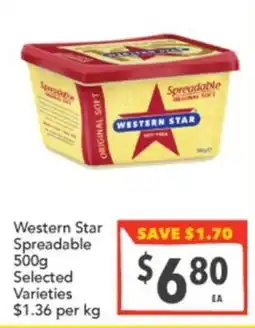 Supa Valu Western Star Spreadable offer