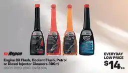 Repco Repco Engine Oil Flush, Coolant Flush, Petrol or Diesel Injector Cleaners offer