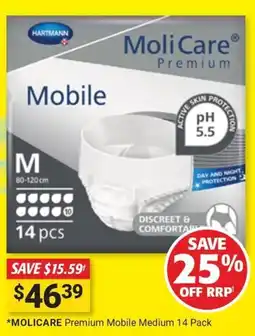 Cincotta Chemist MoliCare Premium Mobile Medium offer