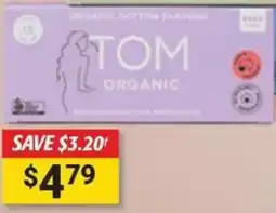 Cincotta Chemist Tom Organic Organic Cotton Tampons offer