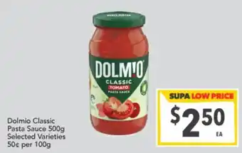 Supa Valu Dolmio Classic Pasta Sauce offer