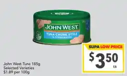 Supa Valu John West Tuna offer