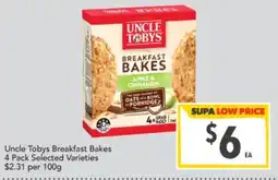 Supa Valu Uncle Tobys Breakfast Bakes offer