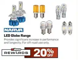 Repco Narva LED Globe Range offer