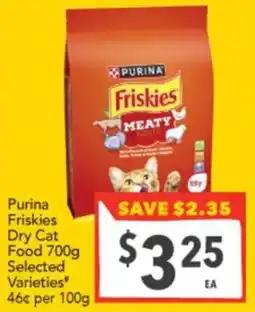 Supa Valu Purina Friskies Dry Cat Food offer