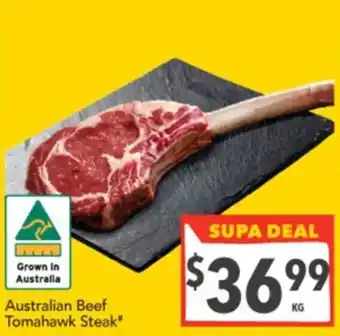Supa Valu Australian Beef Tomahawk Steak offer