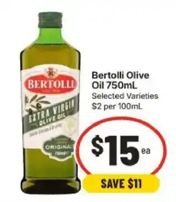 IGA Bertolli Olive Oil offer