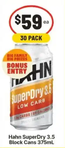 IGA Hahn SuperDry 3.5 Block Cans offer