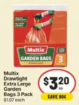 IGA Multix Drawtite Extra Large Garden Bags offer