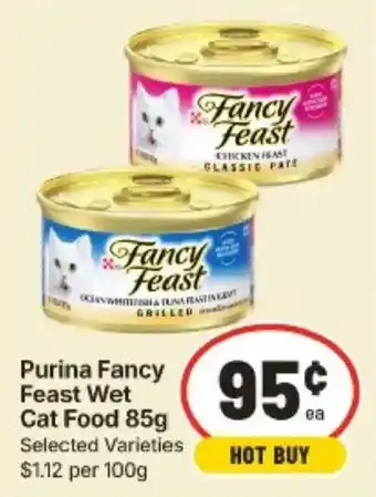 IGA Purina Fancy Feast Wet Cat Food offer