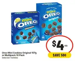 IGA Oreo Mini Cookies Original offer