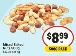 IGA Mixed Salted Nuts offer